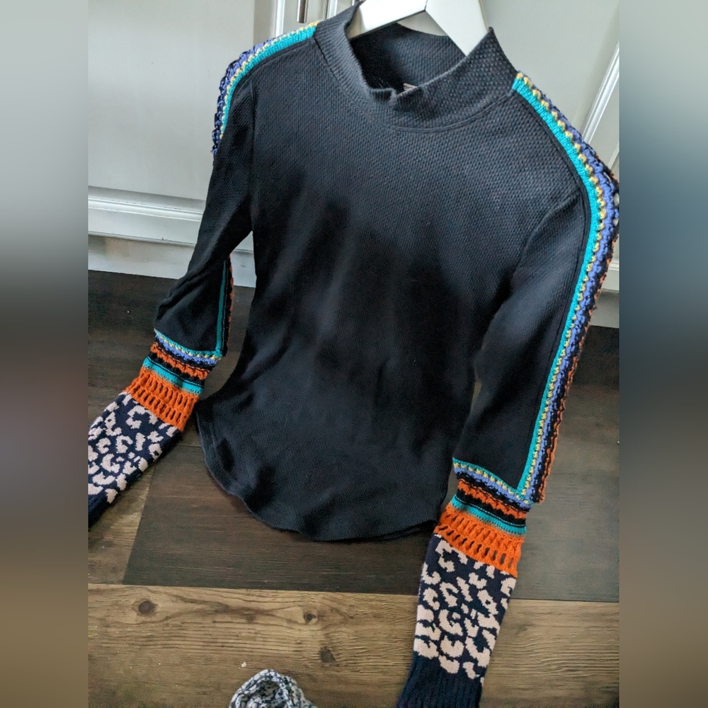 Free People switch it up thermal top xs small